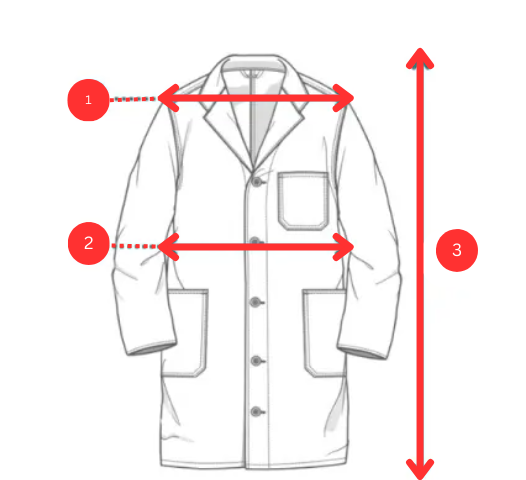 Dustcoat Measurements