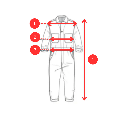 Overalls Measurements